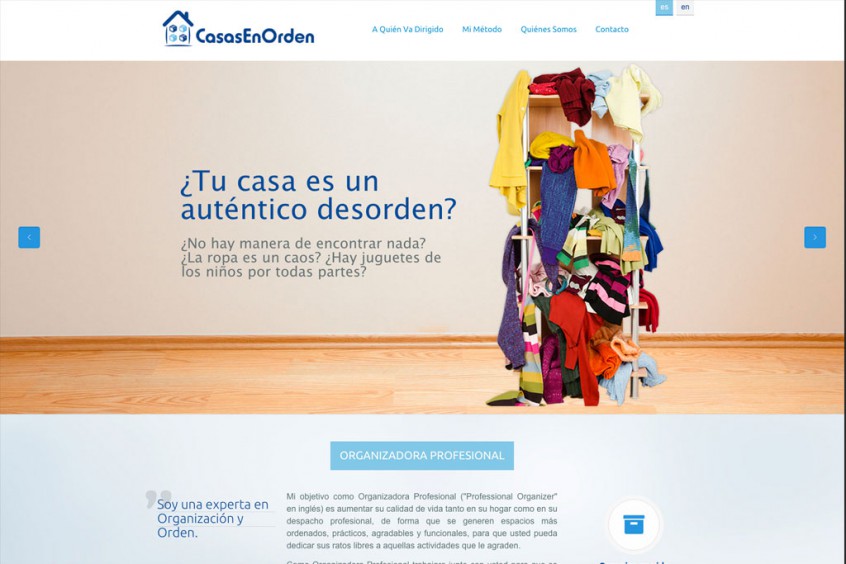 Web Casas en orden